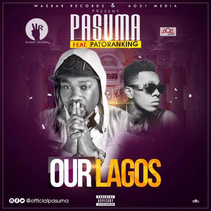 Album cover art for "Our Lagos" by Pasuma & Patoranking