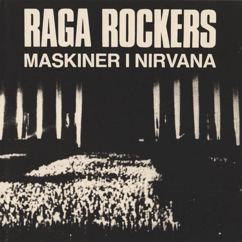 Album cover art for "Ekspander eller dø" by Raga Rockers