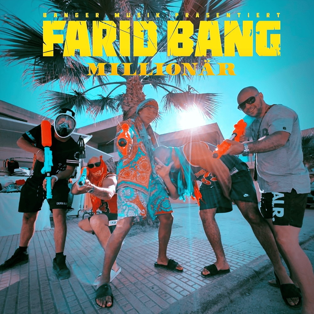 Album cover art for "Millionär" by Farid Bang