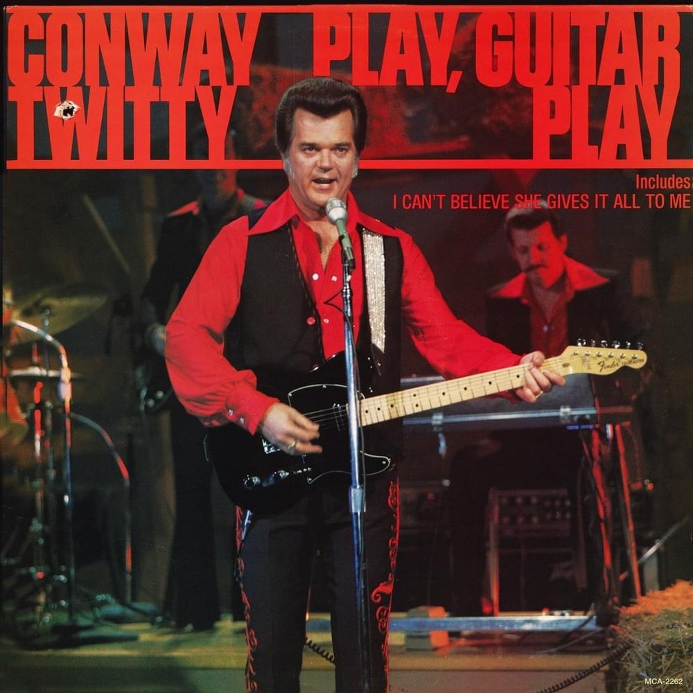 Album cover art for "The Letter" by Conway Twitty