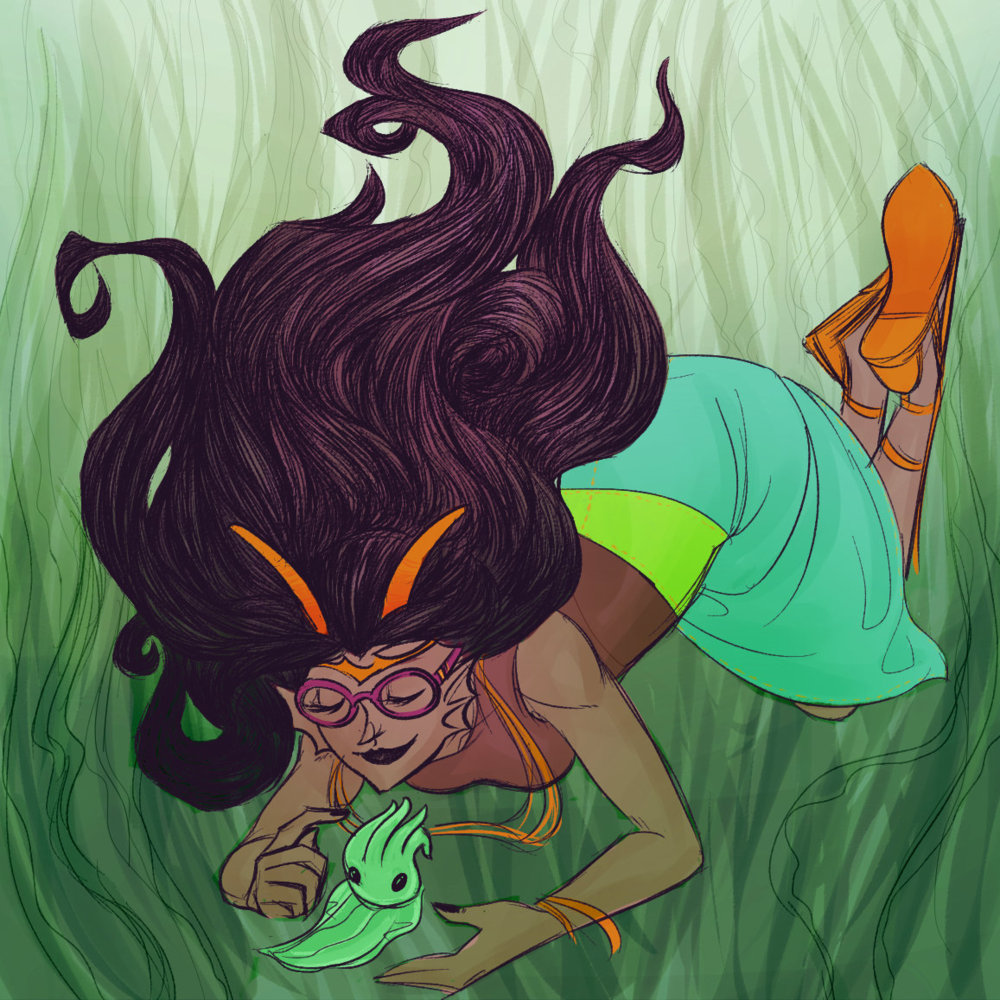 Album cover art for "Love You (Feferi’s Theme)" by Toby Fox