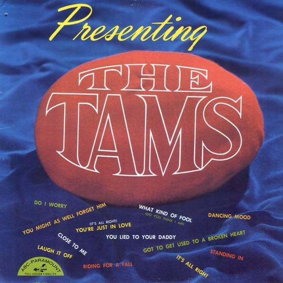 Album cover art for "Standing In" by The Tams