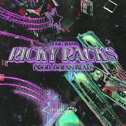 Album cover art for "Rickey Racks" by Yung Bans