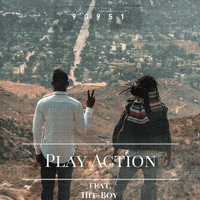 Album cover art for "Play Action" by Audio Push & Hit-Boy