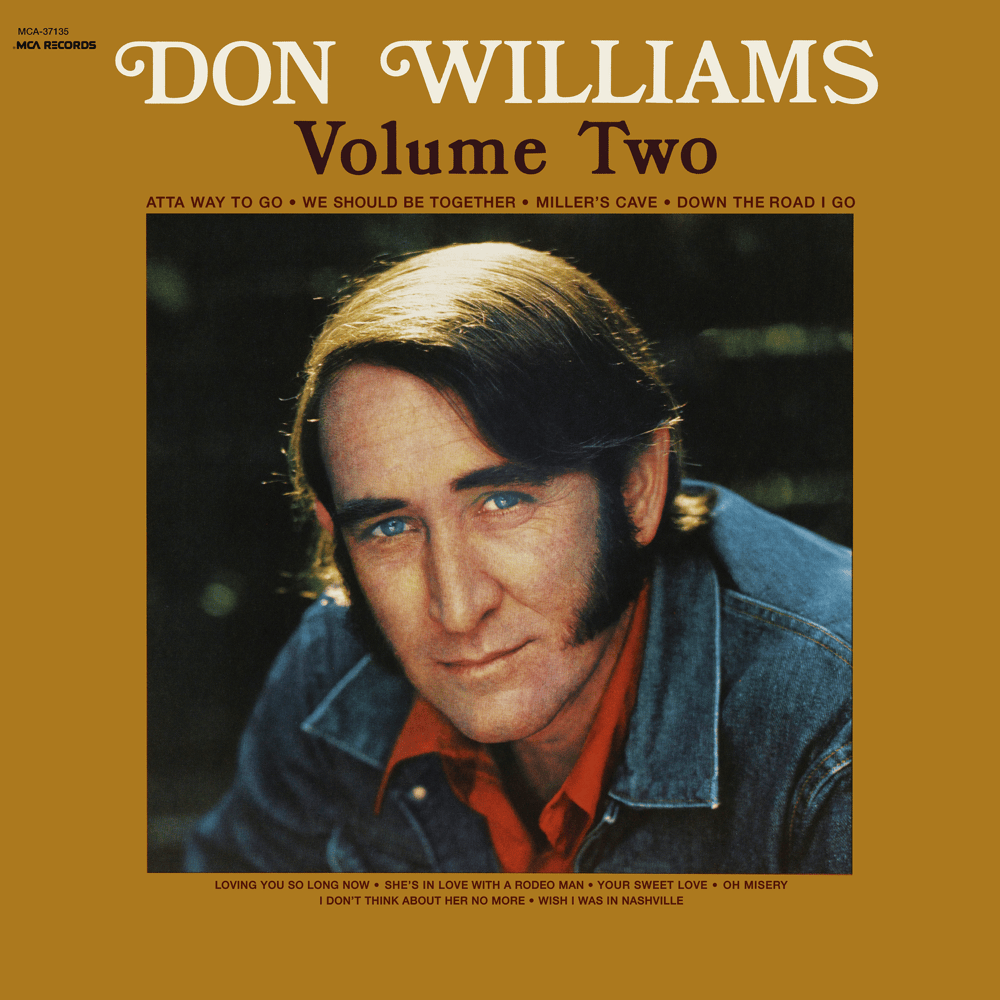 Album cover art for "Down The Road I Go" by Don Williams