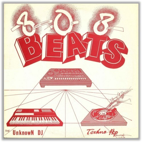 Album cover art for "808 Beats" by The Unknown DJ