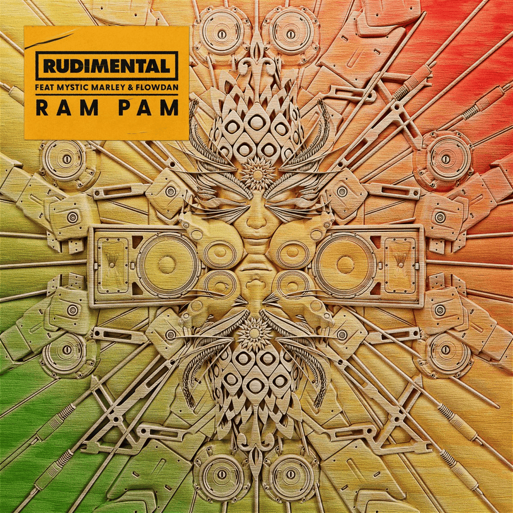 Album cover art for "Ram Pam" by Rudimental & Mystic Marley & Flowdan
