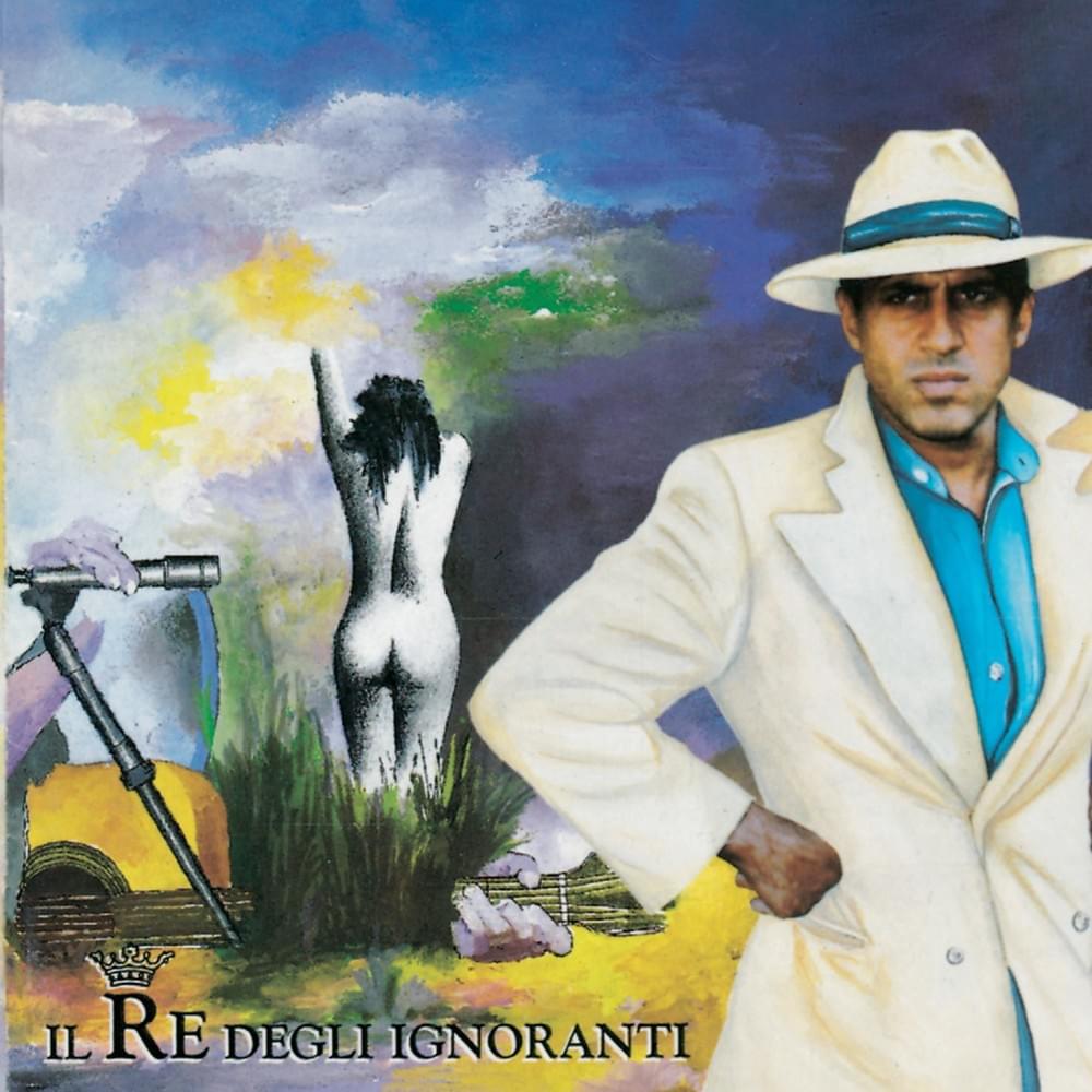 Album cover art for "Letto di foglie" by Adriano Celentano