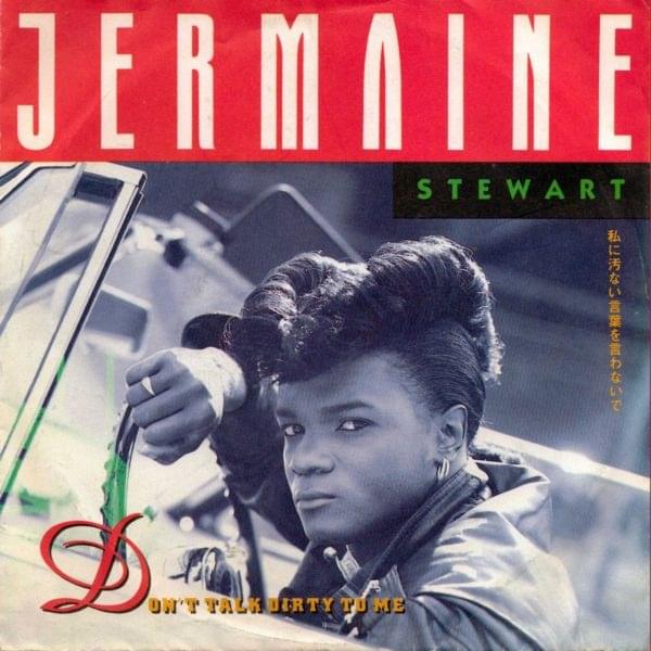Album cover art for "Don’t Talk Dirty to Me" by Jermaine Stewart