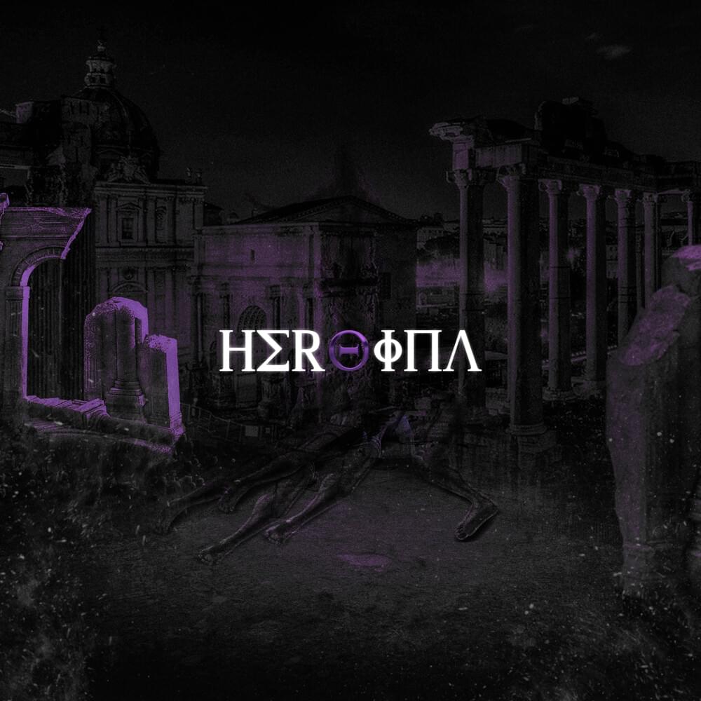 Album cover art for "HeRoiNa" by ADAN & Heo Luih