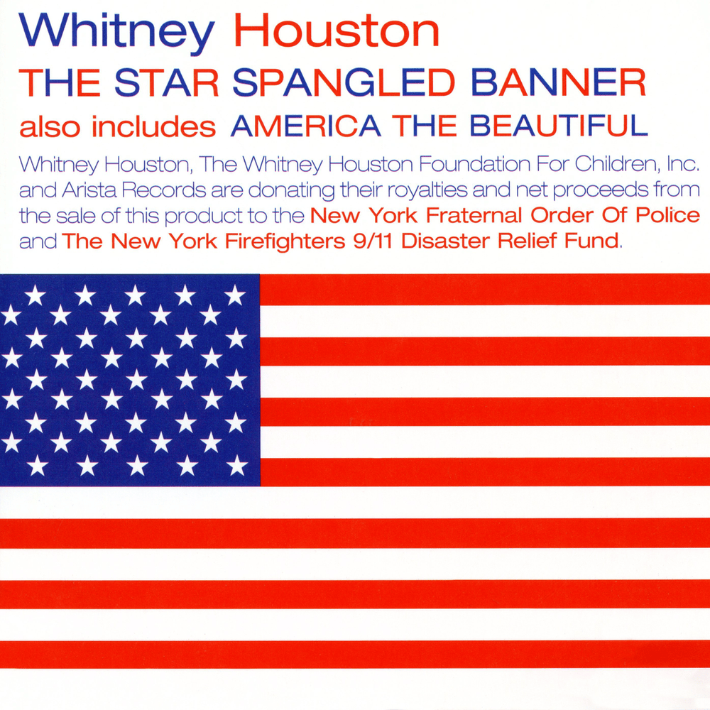 Album cover art for "America the Beautiful" by Whitney Houston