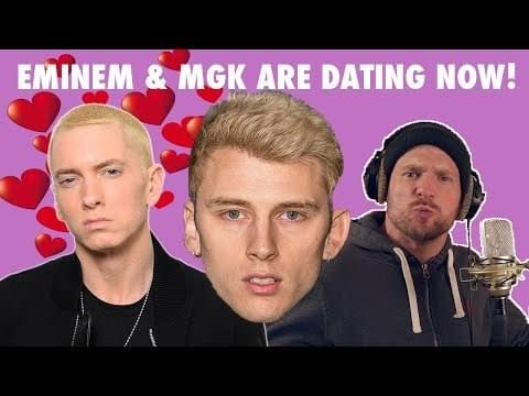 Album cover art for "Eminem & Machine Gun Kelly... Are Dating Now" by Mac Lethal