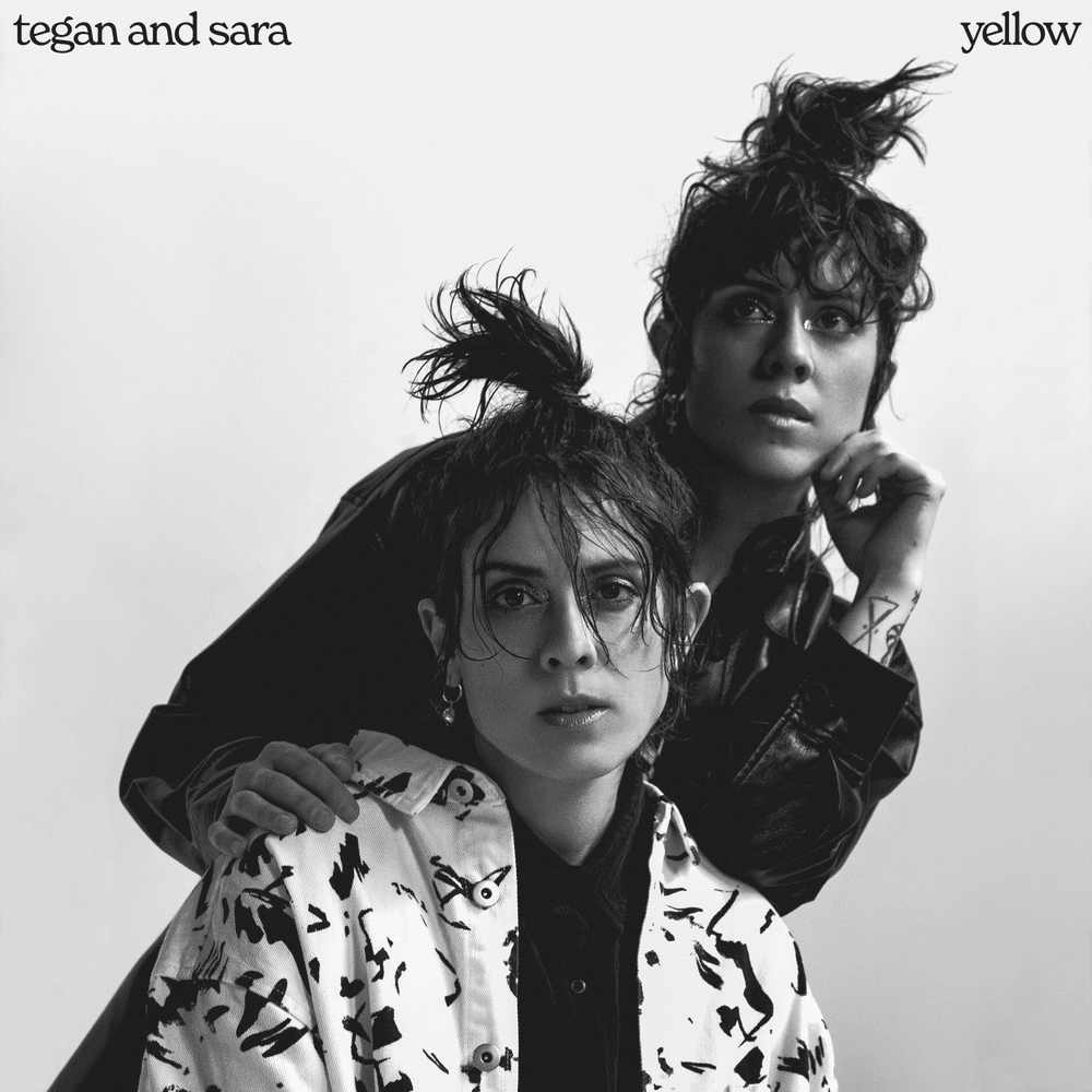 Album cover art for "Yellow" by Tegan and Sara