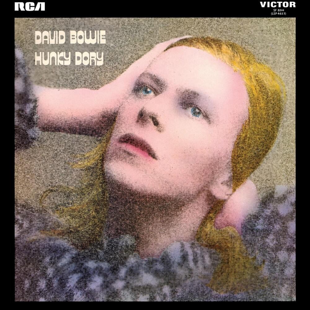 Album cover art for "Oh! You Pretty Things" by David Bowie