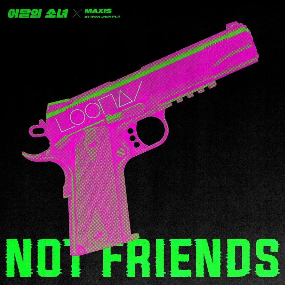 Album cover art for "Not Friends" by LOONA