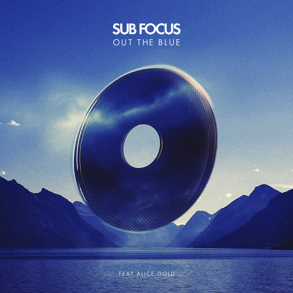Album cover art for "Out the Blue" by Sub Focus & Alice Gold