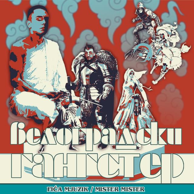 Album cover art for "BELOGRADSKI GANGSTER" by Mister Hober & Trox (SRB) & Bohor & Zlitch & Urka (SRB) & Lena Stamenković