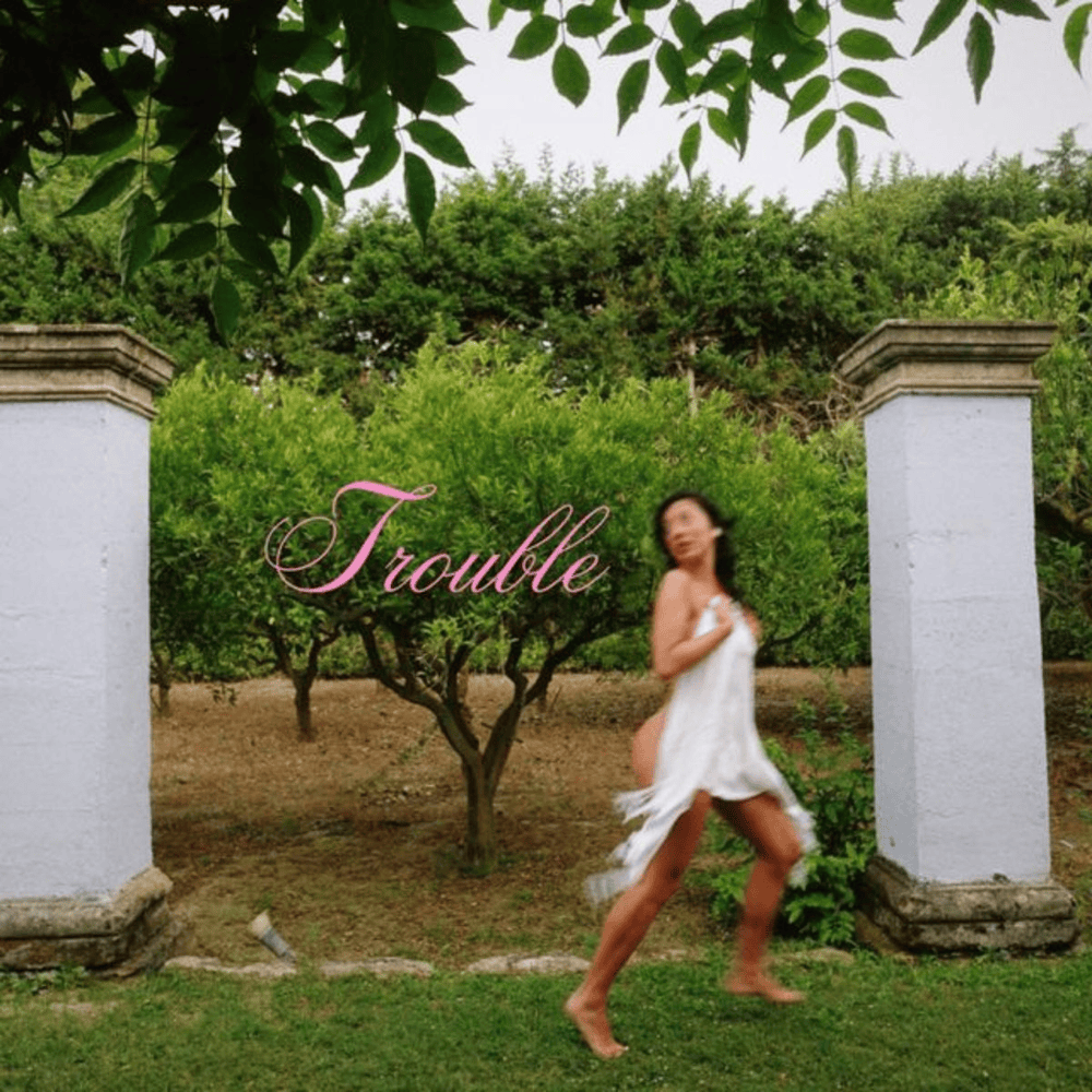 Album cover art for "Trouble" by Delacey