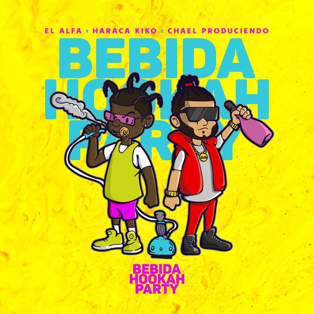 Album cover art for "Bebida Hookah Party" by El Alfa