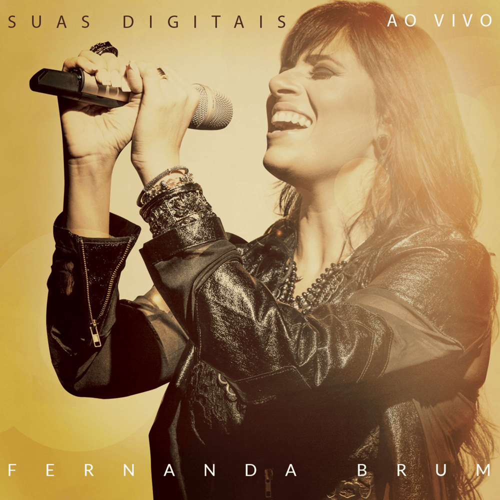 Album cover art for "Suas Digitais" by Fernanda Brum