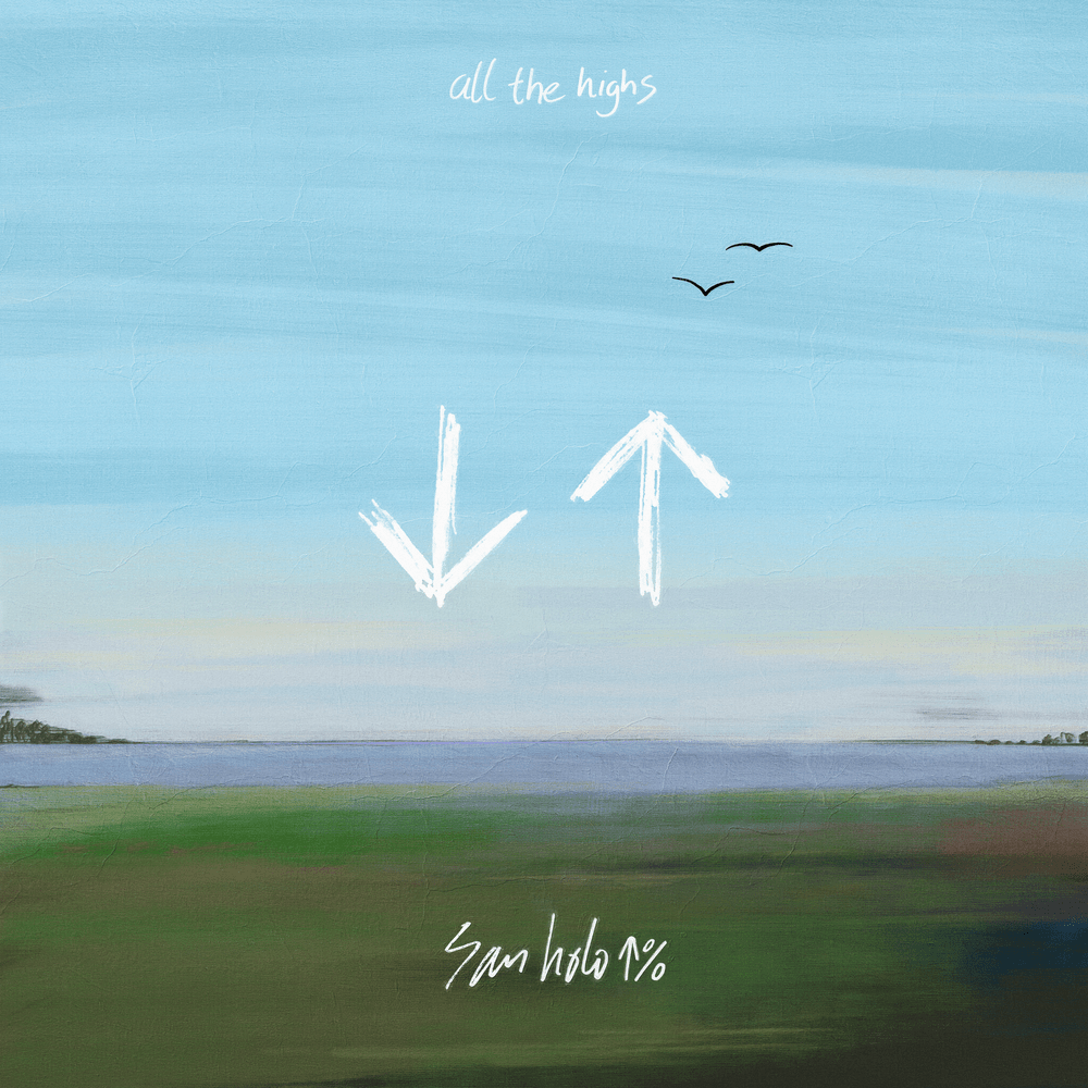 Album cover art for "ALL THE HIGHS" by San Holo