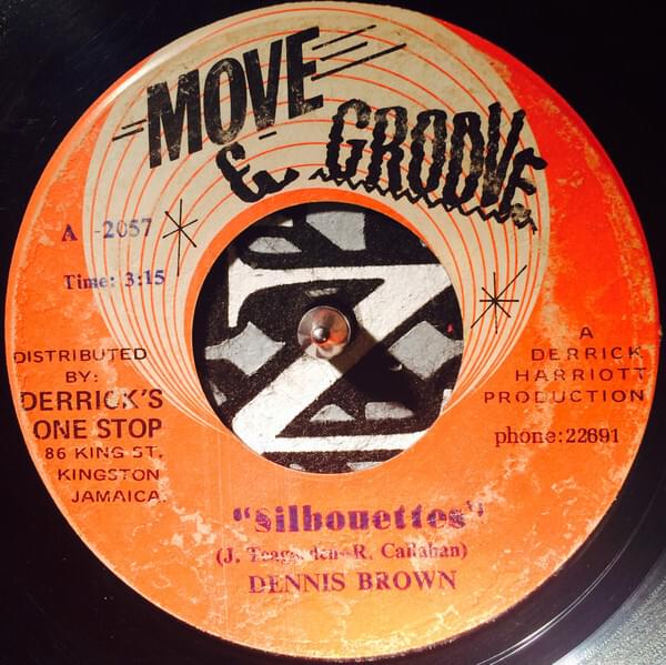 Album cover art for "Silhouette" by Dennis Brown