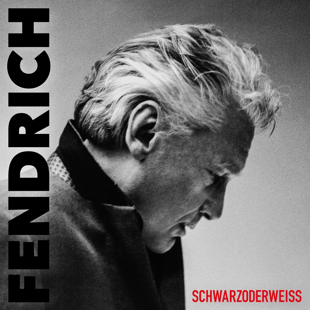 Album cover art for "Schwarzoderweiss" by Rainhard Fendrich