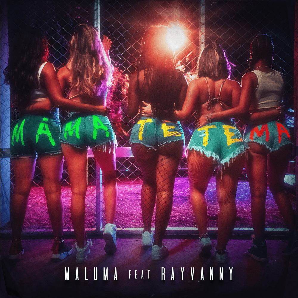 Album cover art for "Mama Tetema" by Maluma & Rayvanny