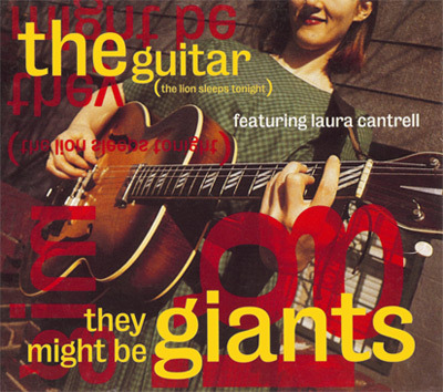 Album cover art for "The Guitar (The Lion Sleeps Tonight)" by They Might Be Giants
