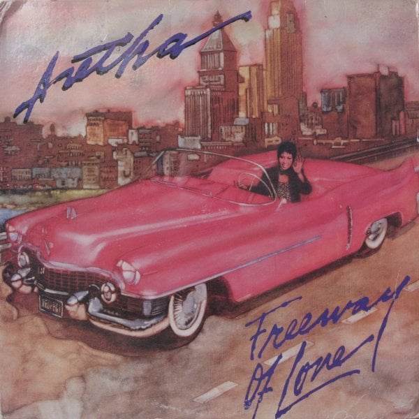 Album cover art for "Freeway of Love" by Aretha Franklin