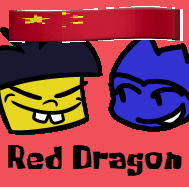 Album cover art for "Red Dragon" by Womoisreal & Boyfriend (FNF) & Chinese Spongebob