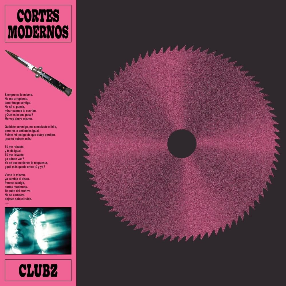Album cover art for "Cortes Modernos" by CLUBZ