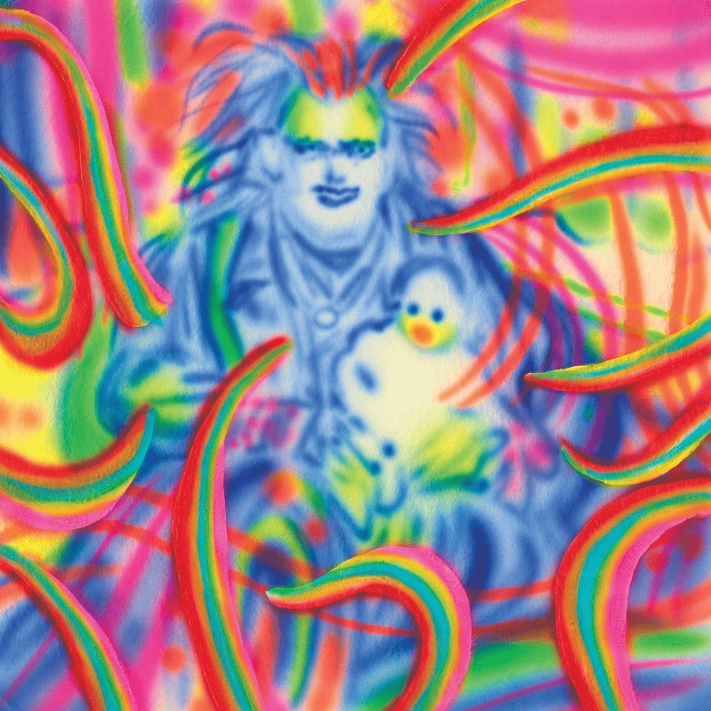 Album cover art for "Mr No One" by Black Moth Super Rainbow
