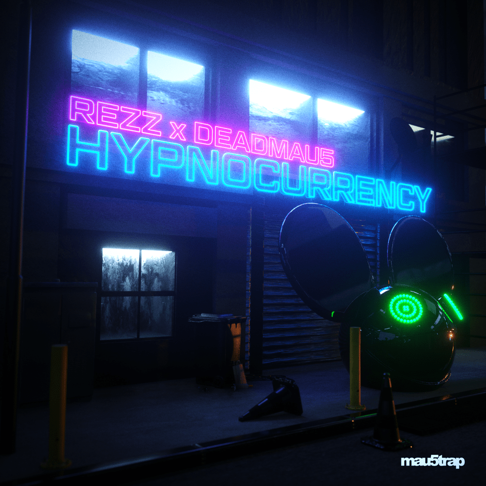 Album cover art for "Hypnocurrency" by deadmau5