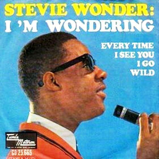 Album cover art for "I’m Wondering" by Stevie Wonder