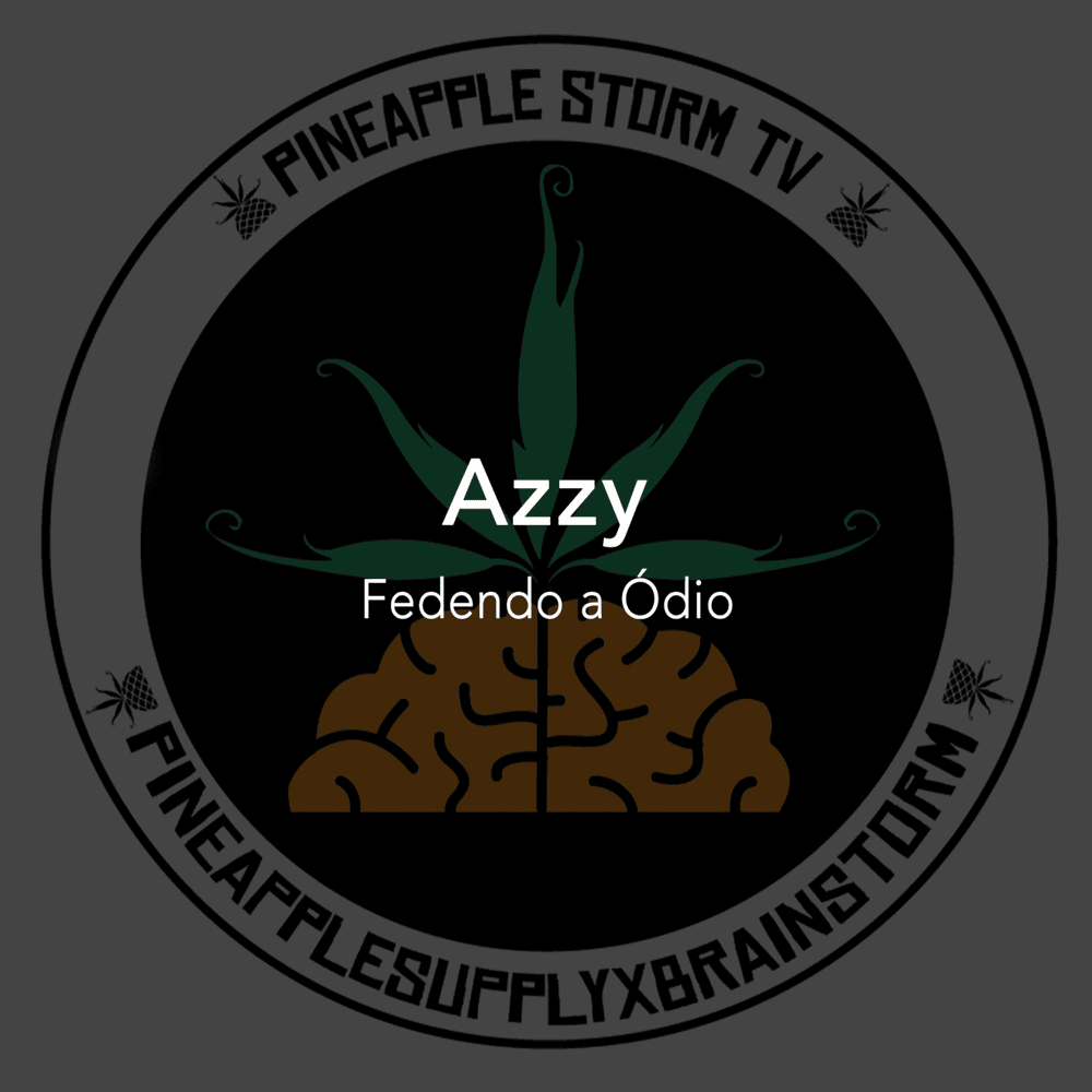 Album cover art for "Fedendo a Ódio" by Azzy
