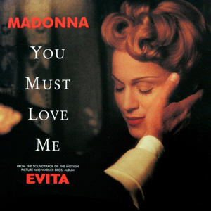 Album cover art for "You Must Love Me" by Madonna