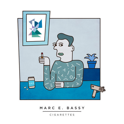 Album cover art for "Cigarettes" by Marc E. Bassy