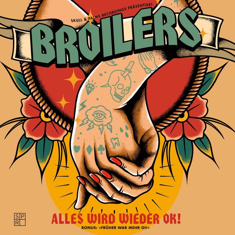 Album cover art for "Alles wird wieder ok!" by Broilers