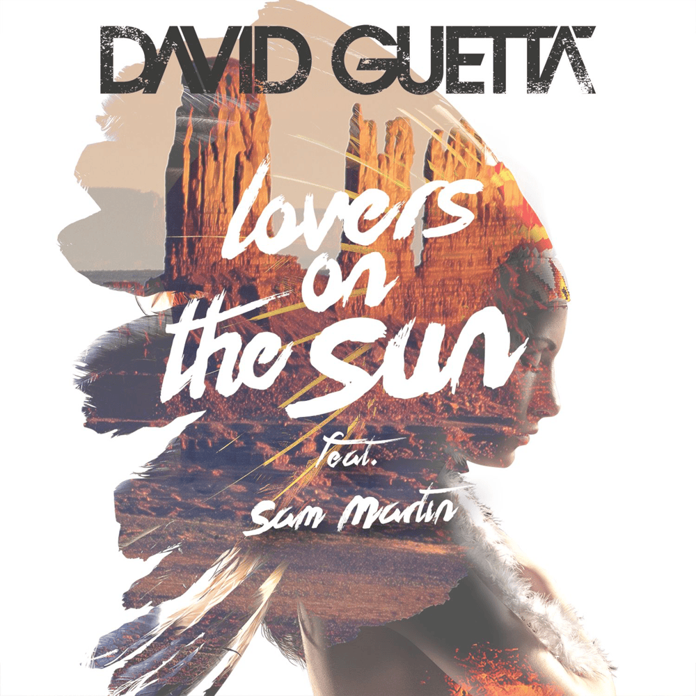 Album cover art for "Lovers On The Sun" by David Guetta & Avicii