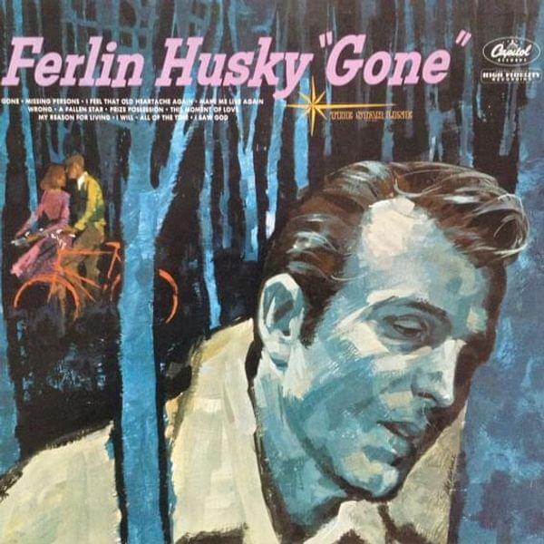 Album cover art for "All Of The Time" by Ferlin Husky