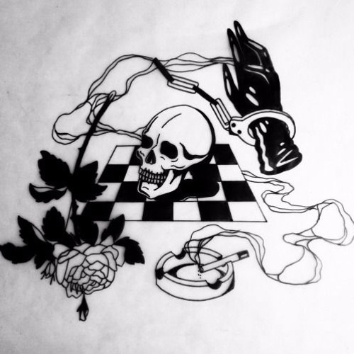 Album cover art for "Broken Flowers" by Wavy Jone$ & Brennan Savage