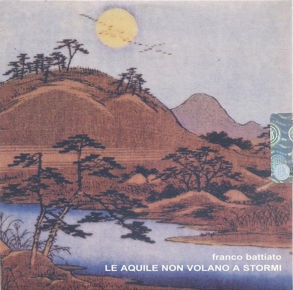 Album cover art for "Le aquile non volano a stormi" by Franco Battiato
