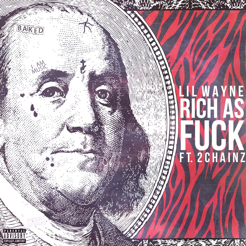 Album cover art for "Lil Wayne - Rich As Fuck (ft. 2 Chainz) (Traduction française)" by Genius traductions françaises