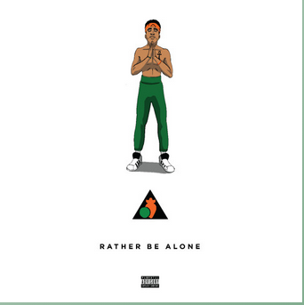 Album cover art for "Rather Be Alone" by Leven Kali & Casey Veggies