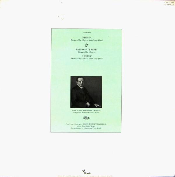 Album cover art for "Passionate Reply" by Ultravox