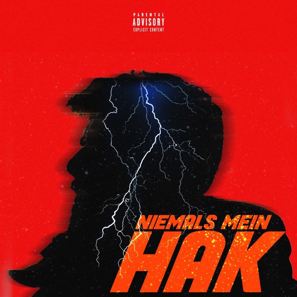 Album cover art for "Niemals mein Hak" by Payy
