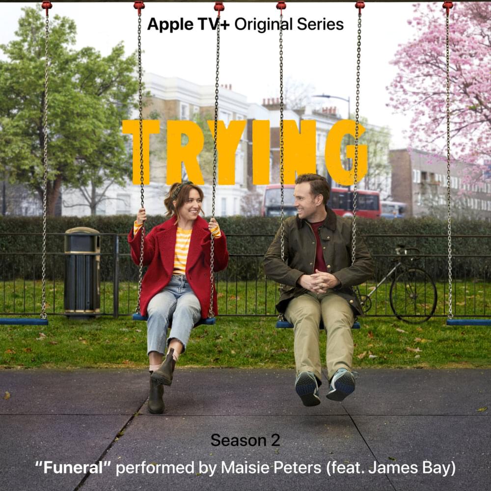 Album cover art for "Funeral" by Maisie Peters & James Bay