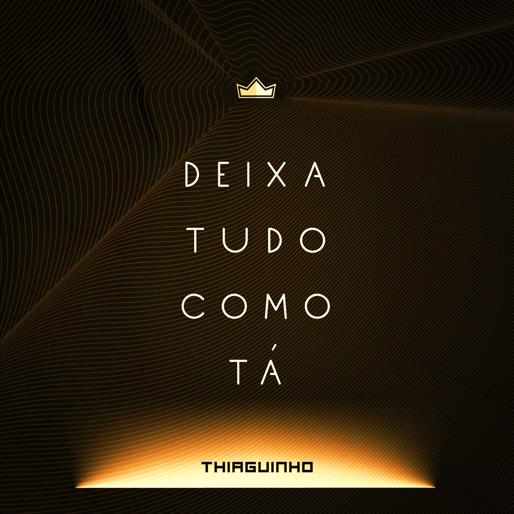 Album cover art for "Deixa Tudo Como Tá (Ao Vivo)" by Thiaguinho