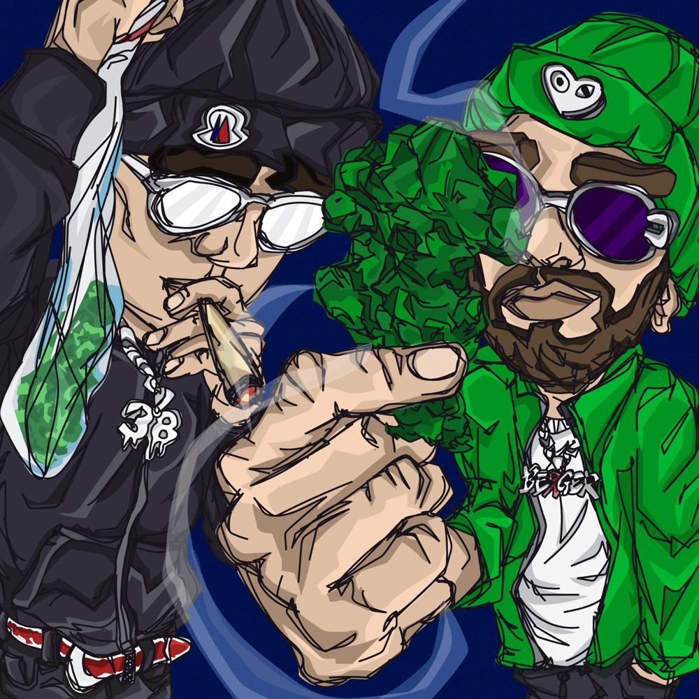 Album cover art for "20 Gramm" by Sin Davis